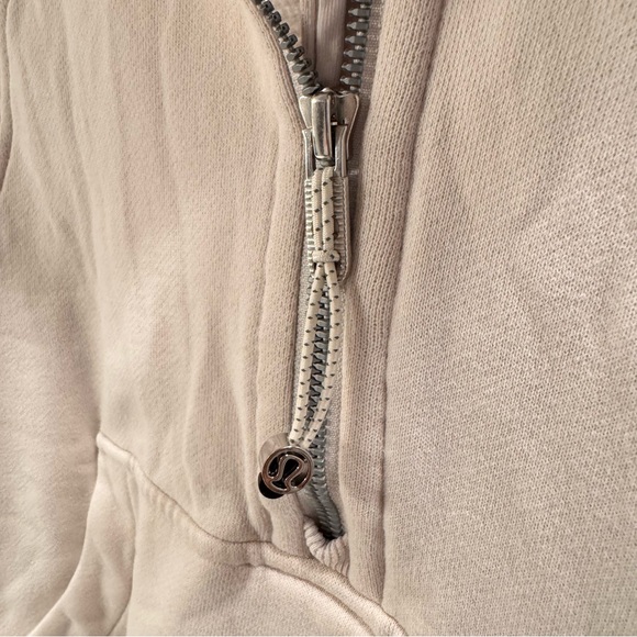 Lululemon Scuba Oversized Half-Zip Ivory Hoodie - Picture 4 of 5